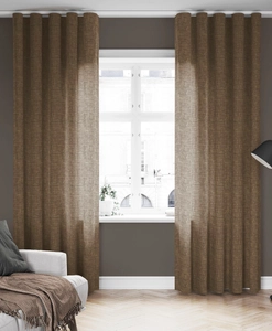 Made-to-measure curtain CLOUD, brown