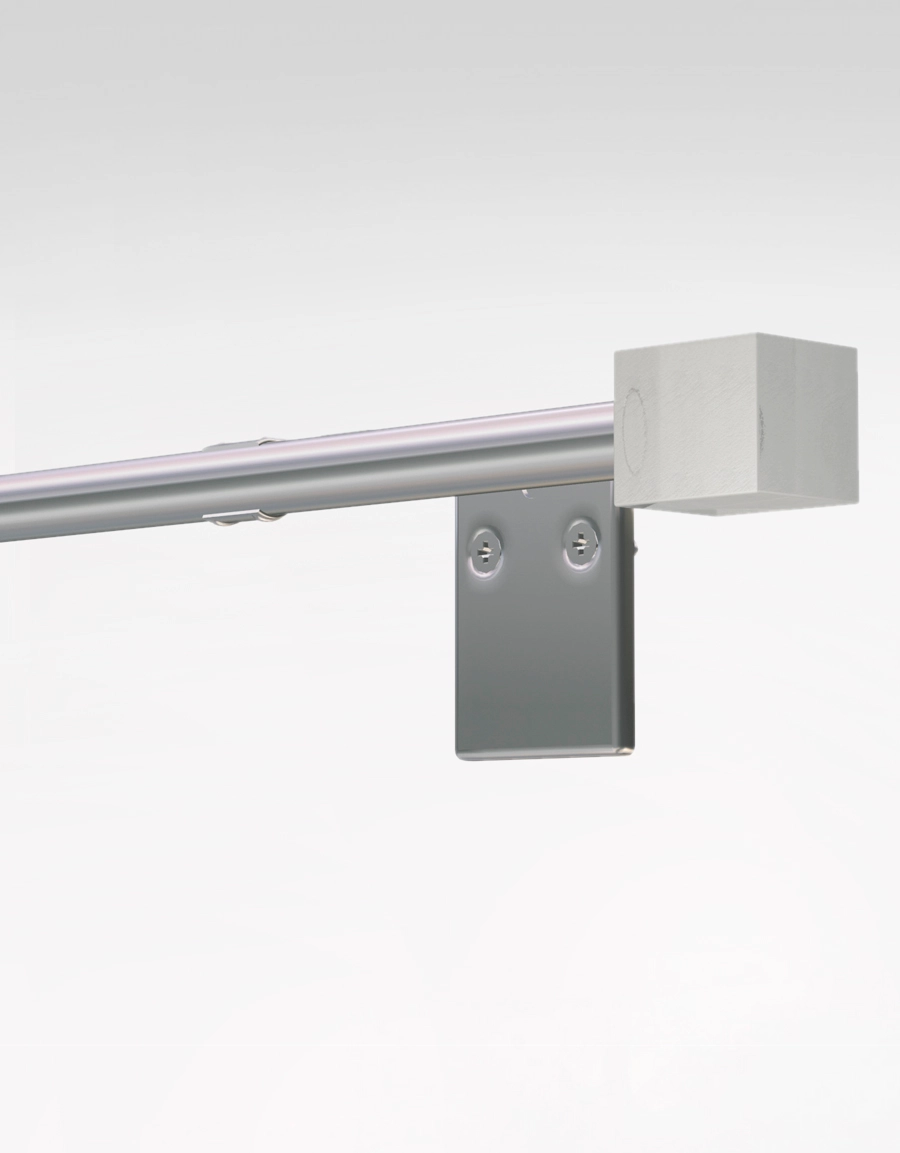 Gardinstång Mini Bloque, 11/13 mm, reglerbar längd 130-240 cm