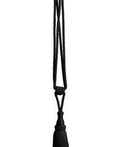 Curtain Tassel Silk Tassel Hasta black