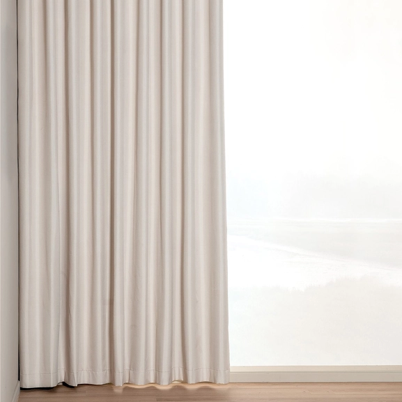 Beige mörkläggningsgardin