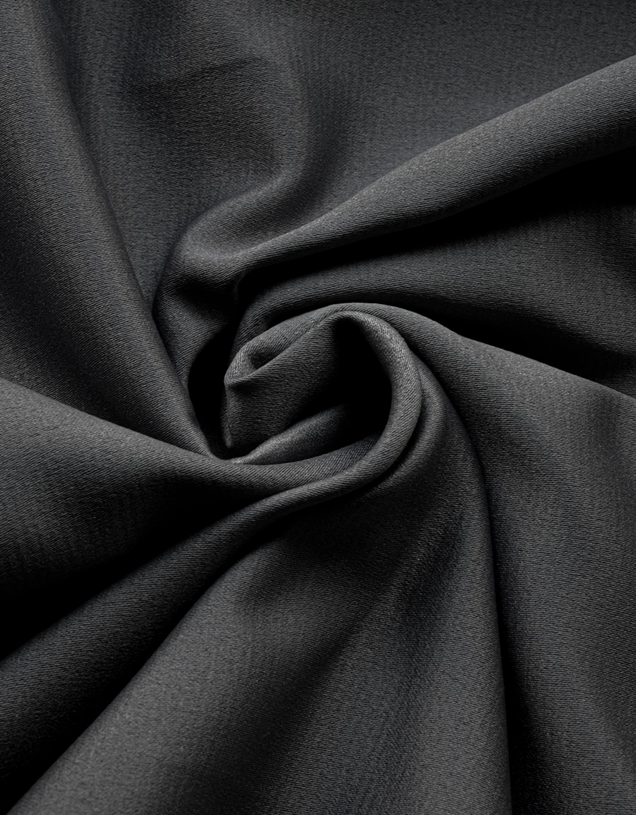 Flame retardant curtain LUTON, black, made-to-measure