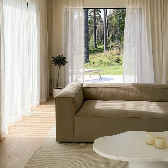 Måttillverkad gardin Alma
