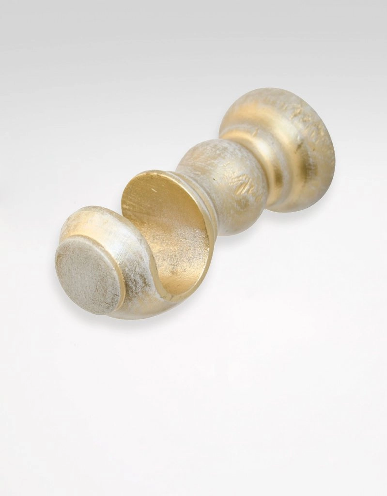 Fäste, kort, Guld 50 mm