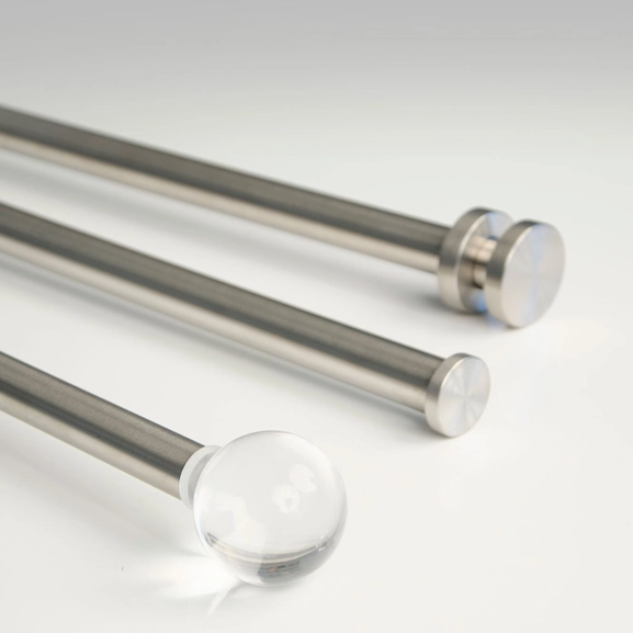 Hasta Home stainless steel curtain rods