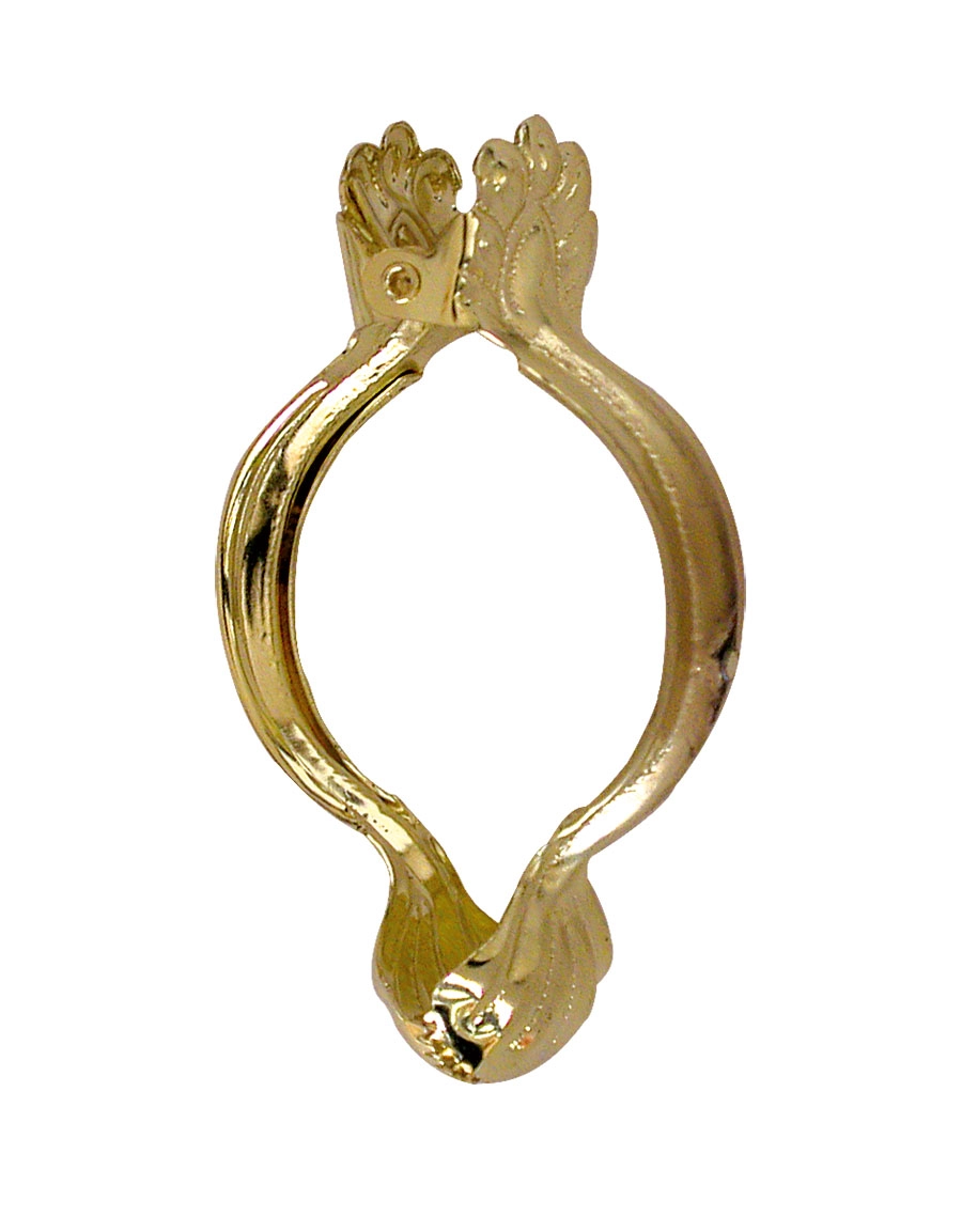 Napkin ring and decorative clamp brass