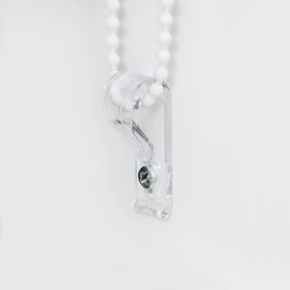 Transparent P-clip for ball chain, Hasta