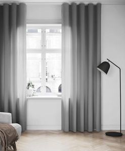 Made-to-measure curtain COOLA, shading curtain (80% blackout), grey