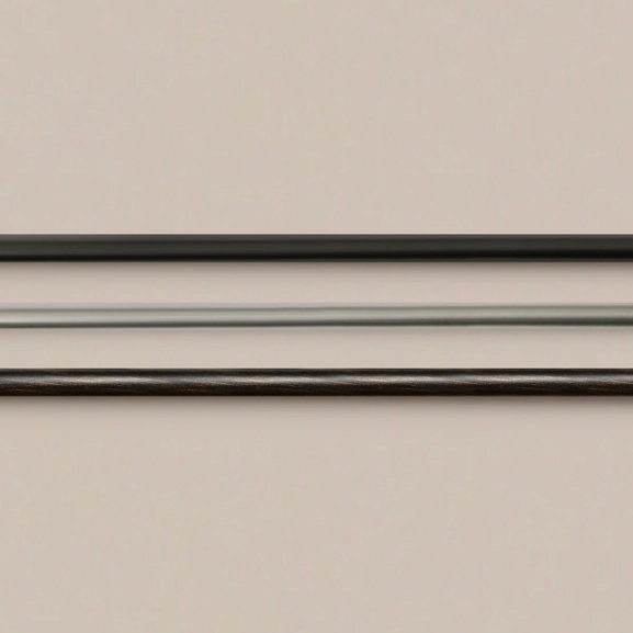 Gardinstänger i olika färger, 13 mm