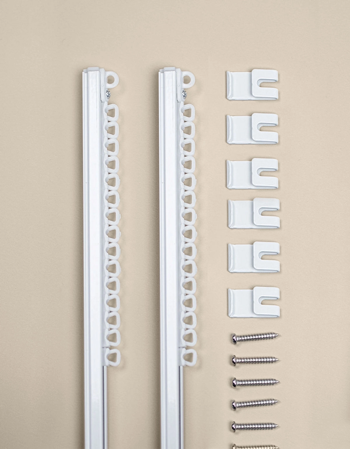 Dubbla u-skenor med tillbehör