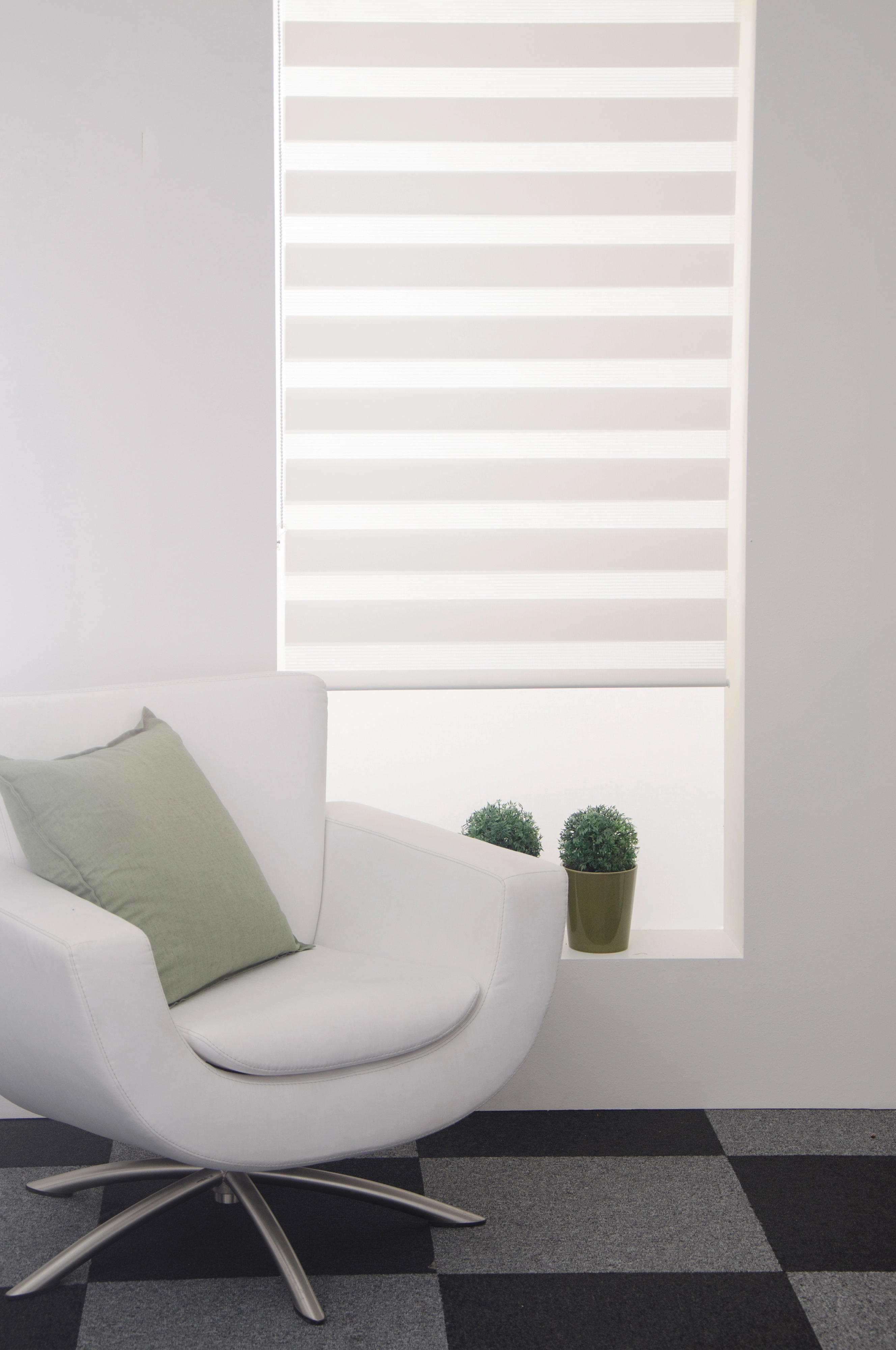 Roller blind Day&Night white Hasta