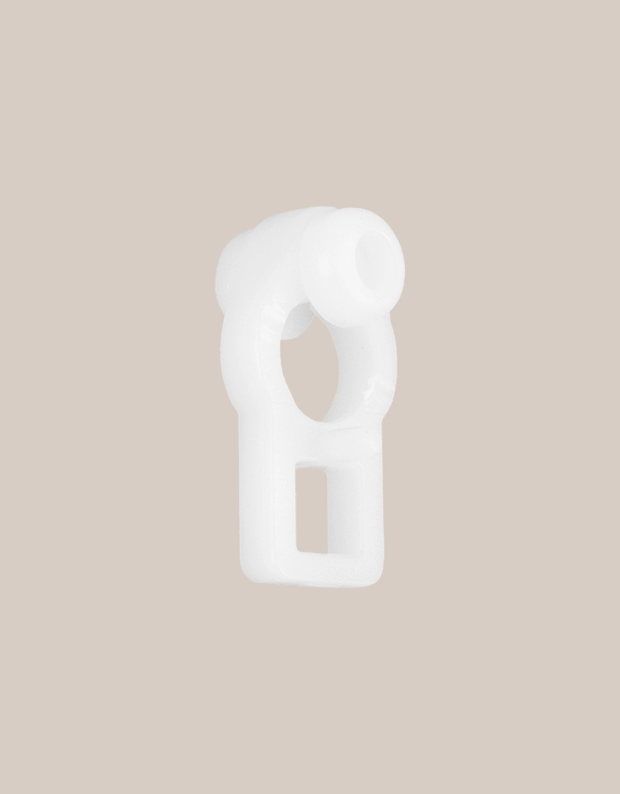 White roller glider for Cabin rail.