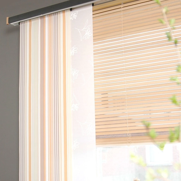 Wooden Venetian blind natural 27 mm