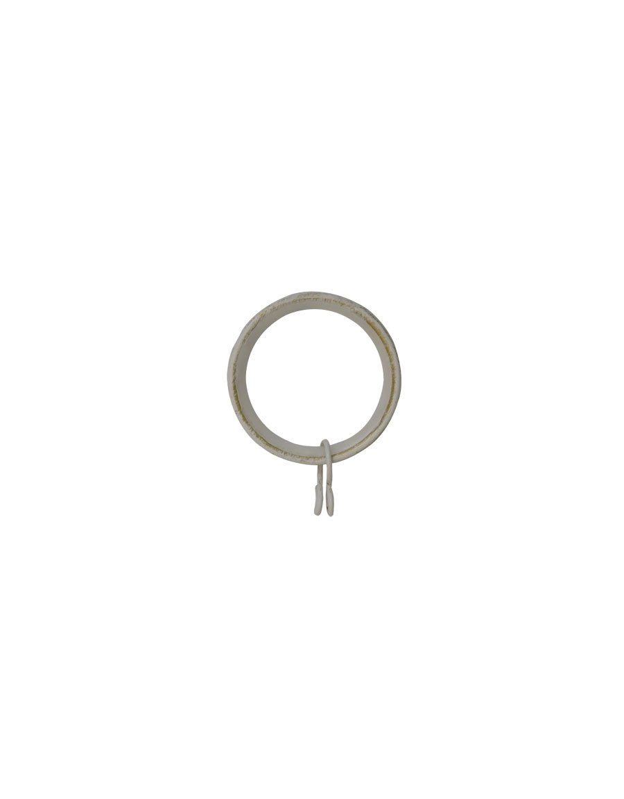 Gloria Curtain Ring White Gold