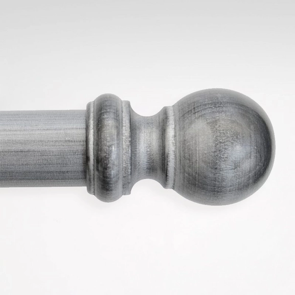 Ändknopp Gustaf Silver 50 mm Hasta