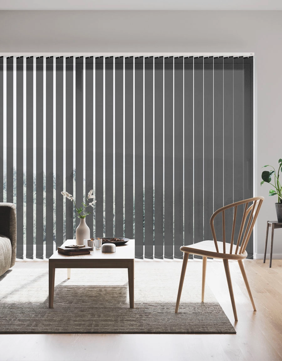 Vertical blinds Sapphire black
