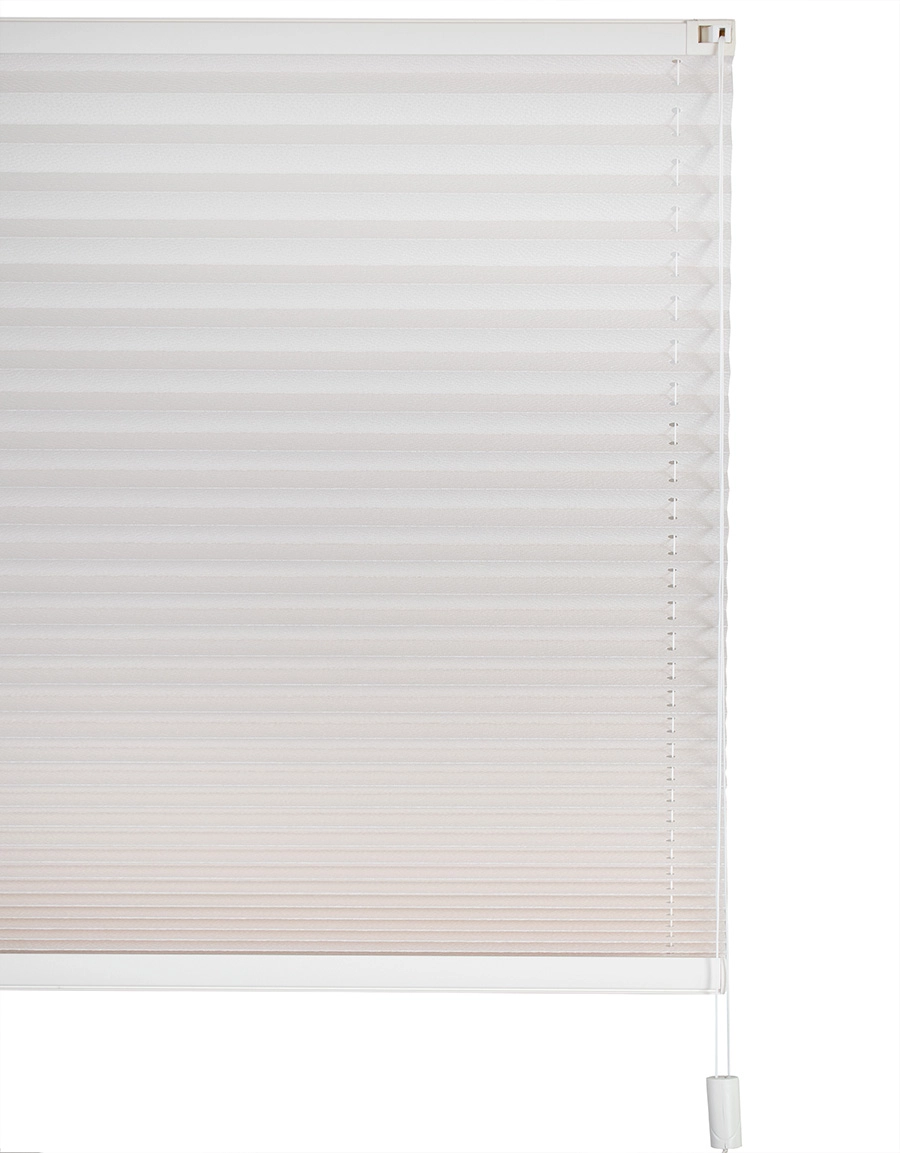 Närbild på plisségardin