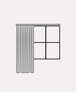 Upphängning gardin (exkl strykning)