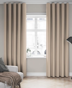 Curtain Dokie, beige, blackout