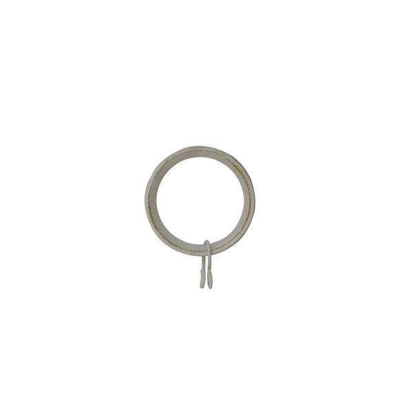 Gloria Curtain Ring White Gold