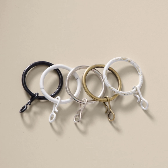 Gardinringer i flera färger