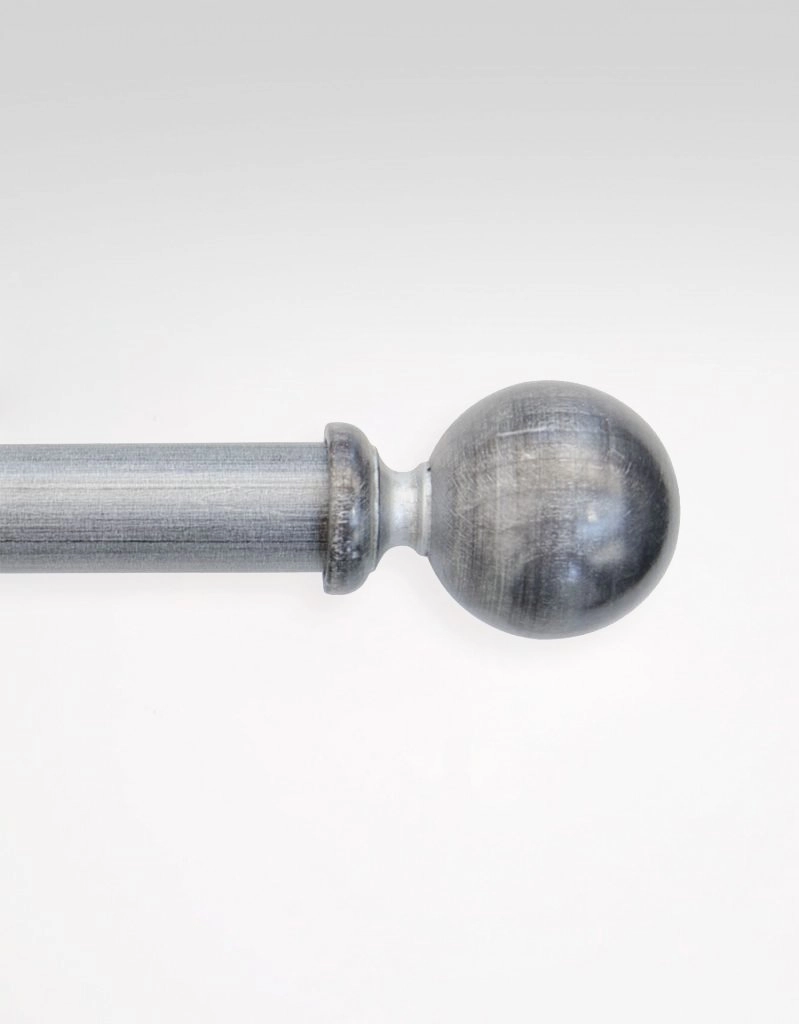 Ändknopp Oscar Silver 28 mm