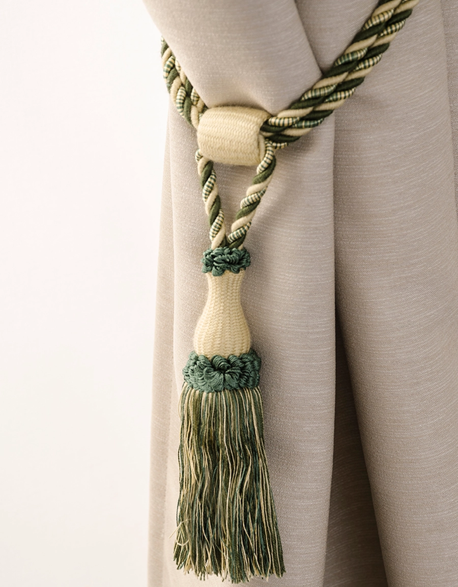 Curtain tieback Curtain tassel Green HAsta