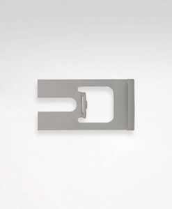 Ceiling/rail bracket with click-fit bracket, U-rail