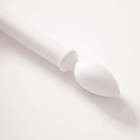 Oliver wooden finial, white 28 mm