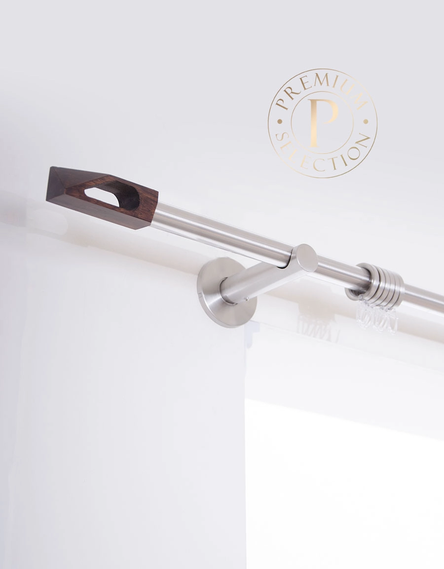 Quattro Coffee curtain rod