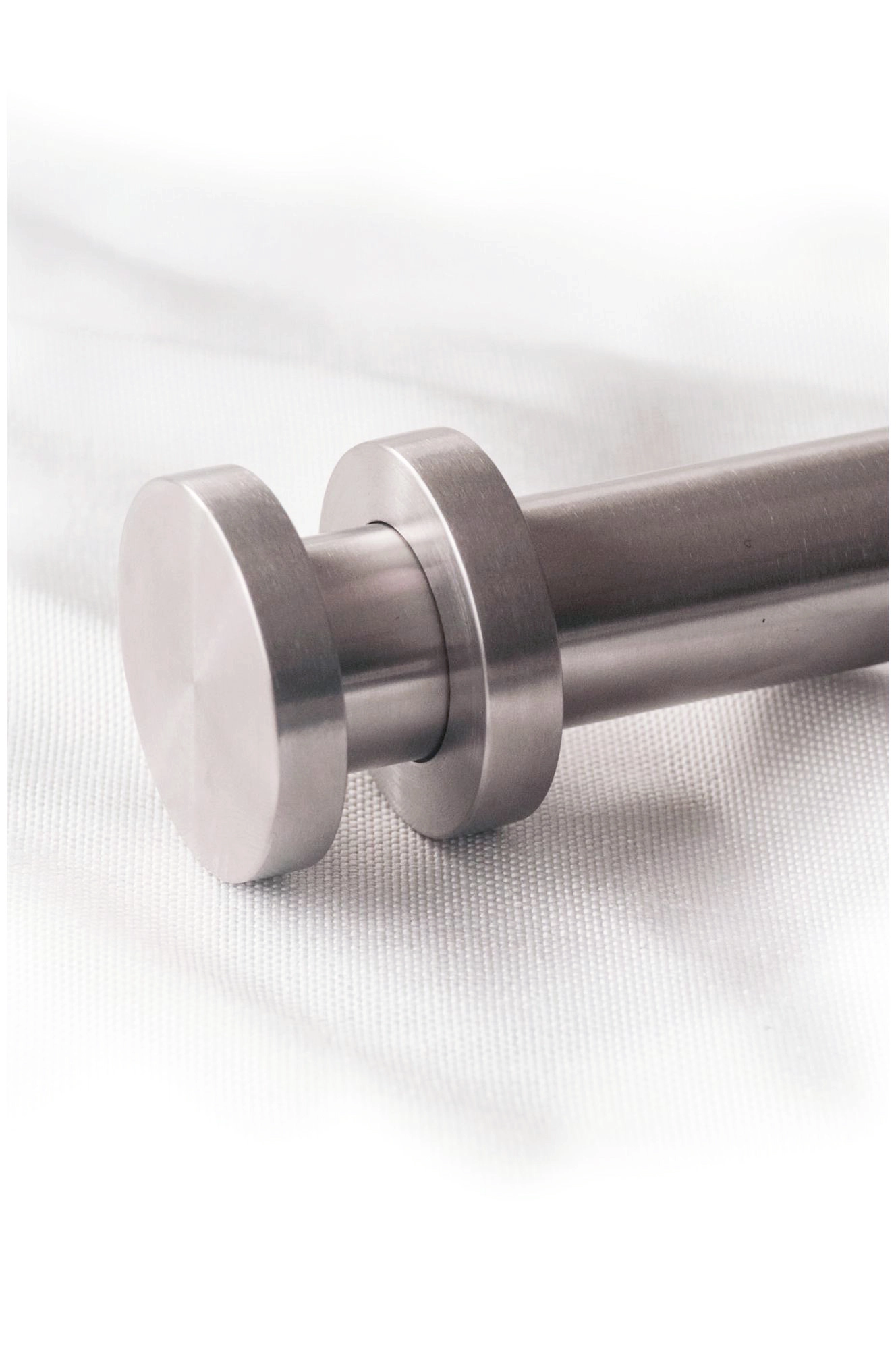 Infront curtain rod, stainless steel, 26/28 mm