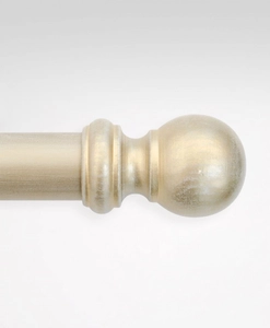 Ändknopp Gustaf Guld 50 mm