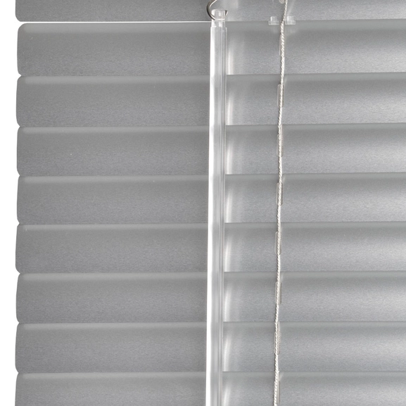 Persienn Cordless, vit och silver