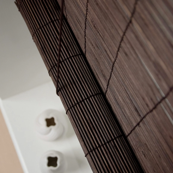 Mörkbrun roll-up rullgardin