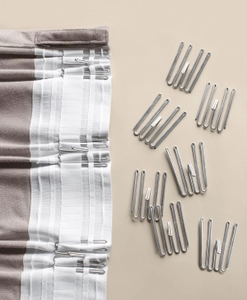 Gardinkrok 4-fingerkrok, låg fattning