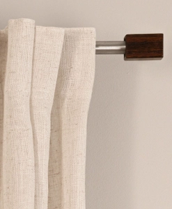 Ändknopp i kaffefärgat trä