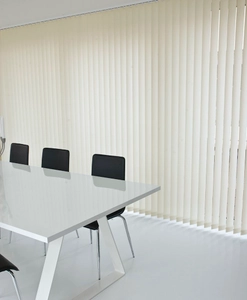 Opti Pro vertical blind, fabric screening Perle, made-to-measure, several colors