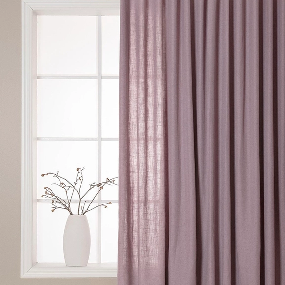 Dovlila gardin i linneblandning i extra höjd och bredd