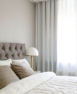 Curtain DOKIE, blackout 95%, white