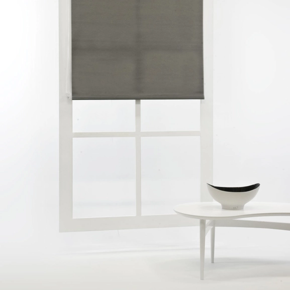 Gray roller blind from Hasta.