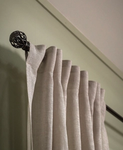 Gardinstång Ellen i svartnickel