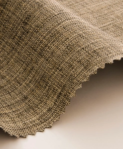 Närbild på tyg Cloud i brunt