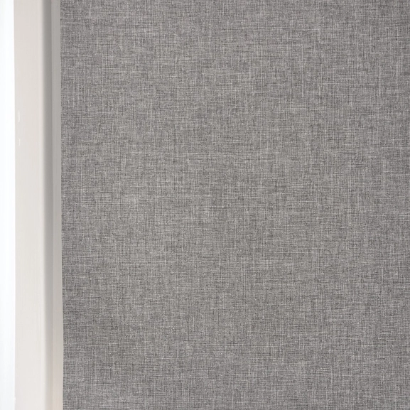 Mörkläggande rullgardin med textilkänsla