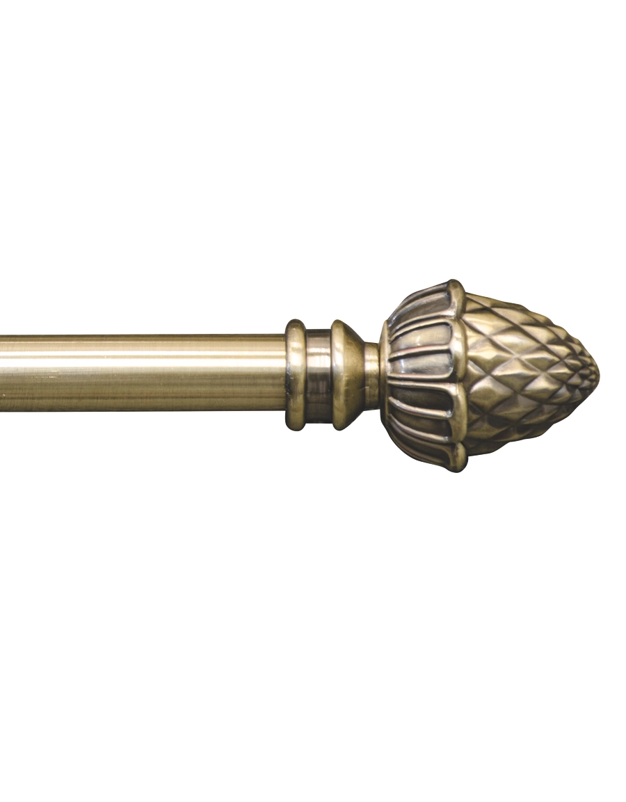 Kotte curtain rod Antique brass Hasta