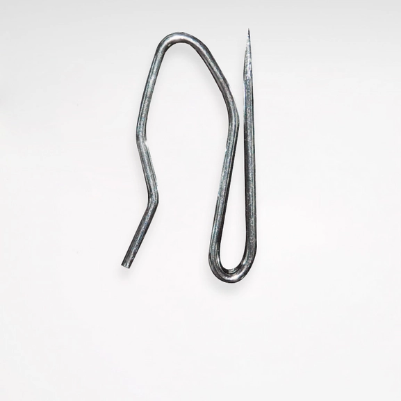 Pinch pleat hook Hasta