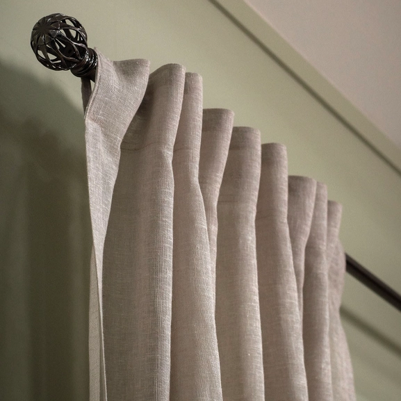 Gardinstång Ellen i svartnickel