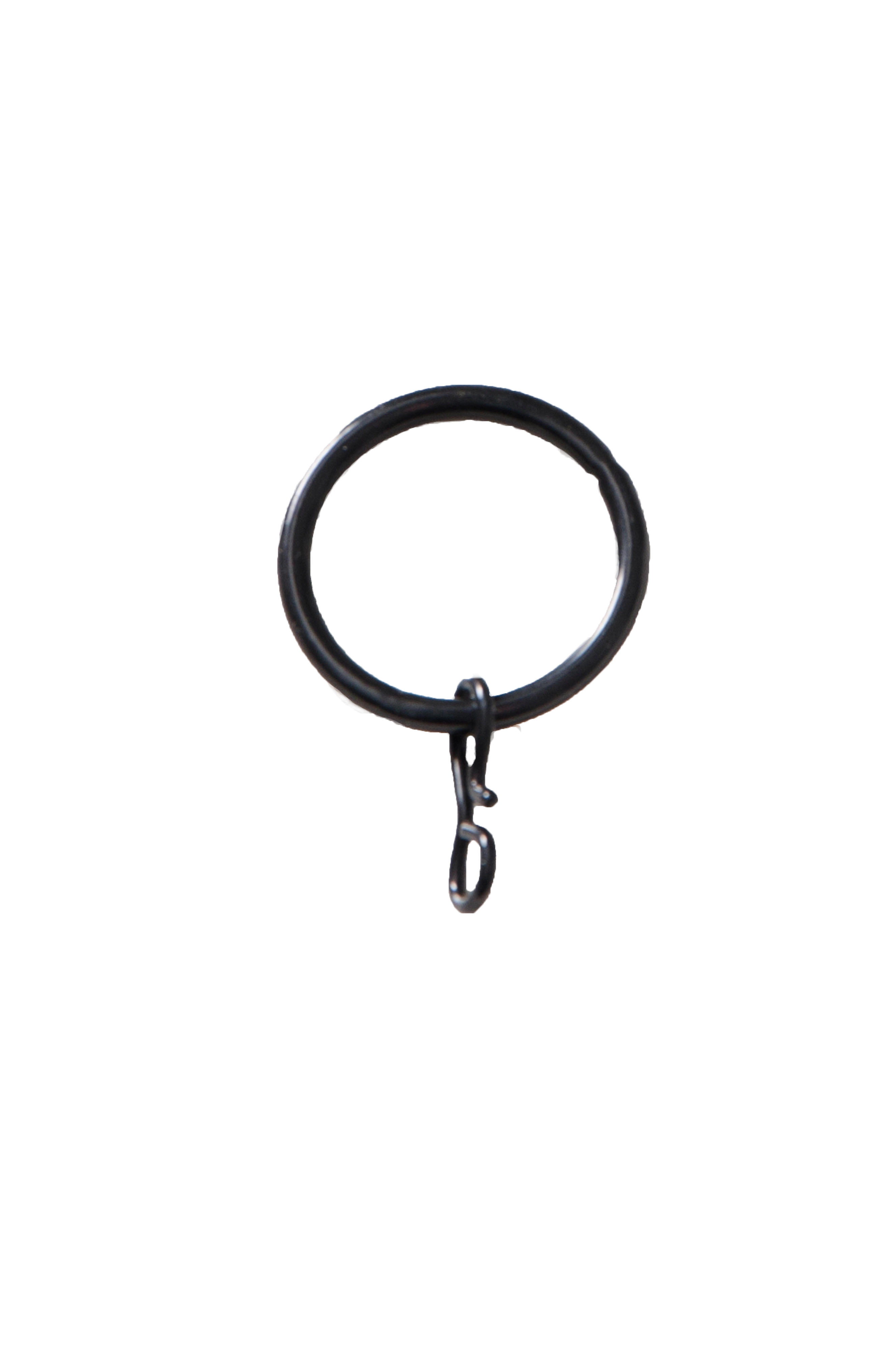 Curtain ring black Hasta