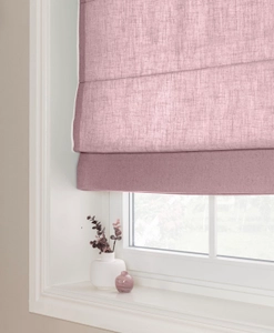 Dovlila hissgardin i linneblandning