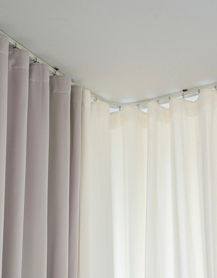 Curtain rail - Bendable