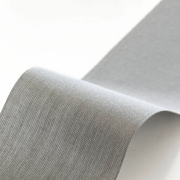 Opti Pro vertical blind, fabric screening Jade, made-to-measure, gray