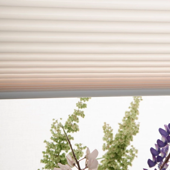 Accord pleated blind free-hanging